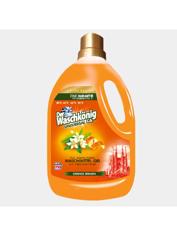 Гель для стирки универсальный Der Waschkonig C.G.Universal (Orange Spanien) 3,305 л купить по цене 523 ₽ в интернет-магазине Магнит Маркет (арт. 12833116)