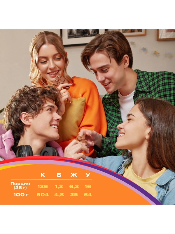 Шоколад AlpenGold Max Fun взрывная карамель, шипучие шарики 140 г
